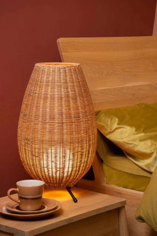 Lucide COLIN - Table lamp - Ø 30 cm - 1xG9 - Natural - ambiance 1